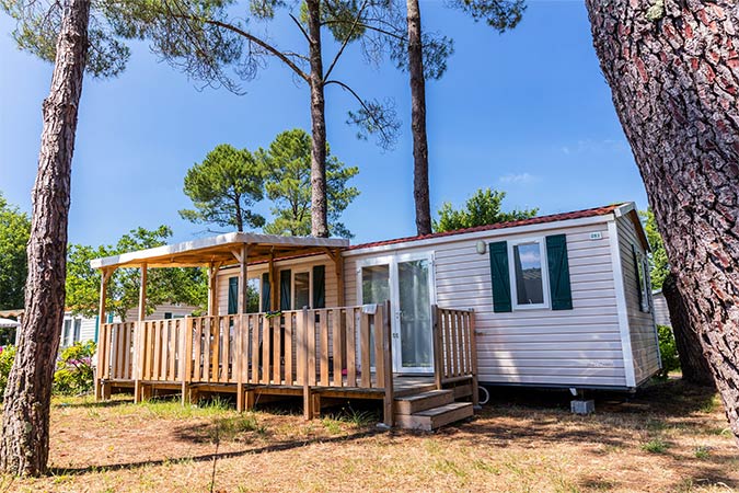 extérieur du mobil-home Comfort