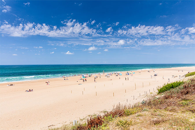 Plage landaise sur la Côte d'Argent