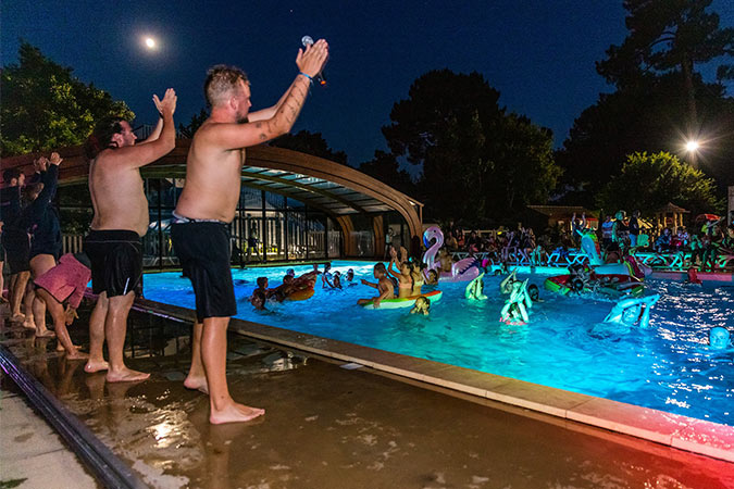 fête au parc aquatique